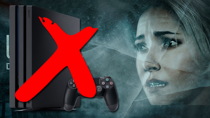 PS4 Pro : Pas de mise à jour pour Until Dawn