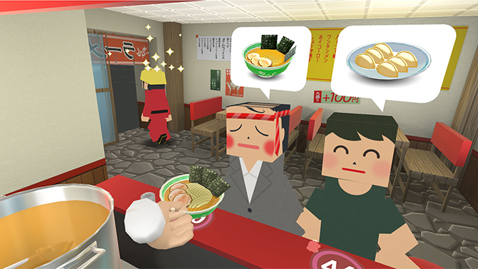 Réalité virtuelle : Un jeu pour devenir chef d'un restaurant japonais, la vidéo
