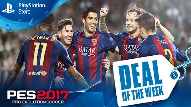 L'offre de la semaine : PES 2017 en promotion sur PS4