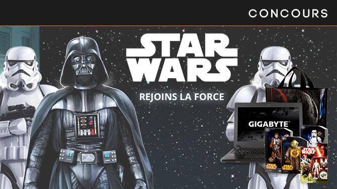 Concours : Gagnez un PC gamer Gigabyte et des figurines Star Wars