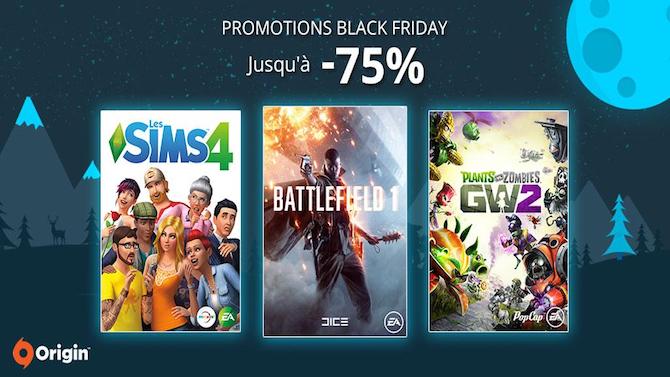 Black Friday : Des grosses réductions sur Origin