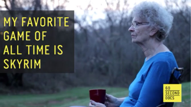 L'image du jour : Grand-mère et gameuse