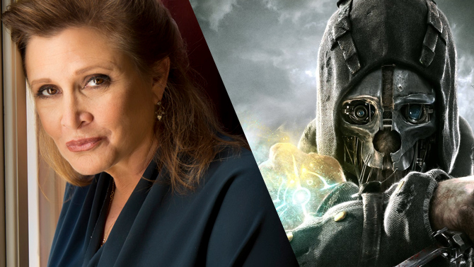 Quand Carrie Fisher jouait un petit rôle dans Dishonored