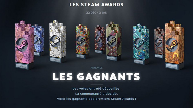 Steam Awards : Voici les vainqueurs de la première édition
