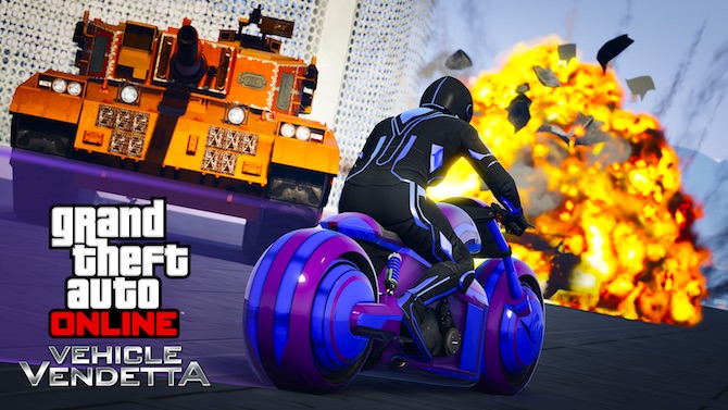 GTA Online : Nouvelle moto, bonus import-export et un nouveau mode rivalité dispos