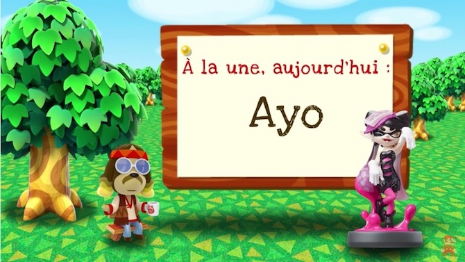 Animal Crossing New Leaf Welcome amiibo : Ayo (Splatoon) s'illustre en vidéo