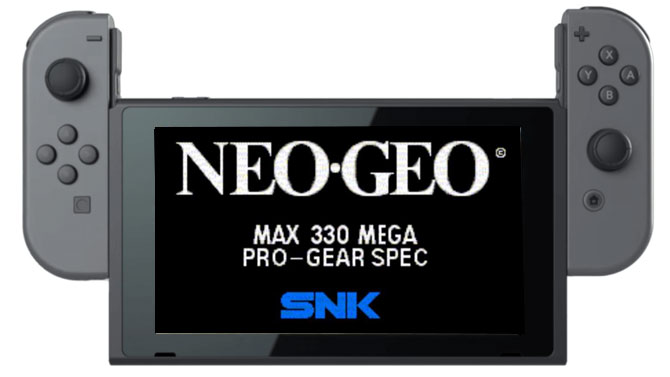Nintendo Switch : Des jeux Neo Geo arrivent