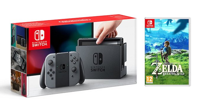 Nintendo Switch : Amazon liste un pack Zelda pour moins de 395 €