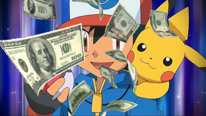 Pokémon GO : Des revenus monstrueux en 2016