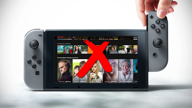 Nintendo Switch : Pas de Netflix ou d'applications multimédia au lancement