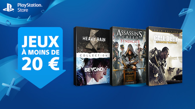 PlayStation Store : Des offres à moins de 20 € sur PS4, PS3 et et PS Vita