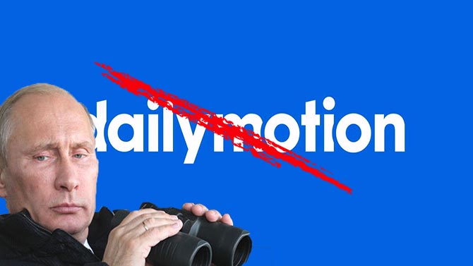 La Russie en passe d'interdire Dailymotion sur son territoire