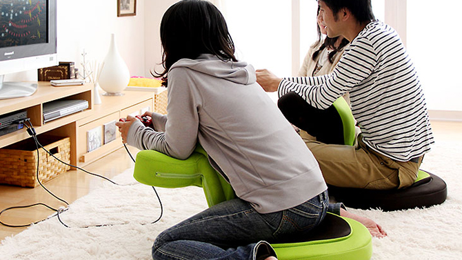 Le Japon invente une chaise spécialement faite pour jouer à la console