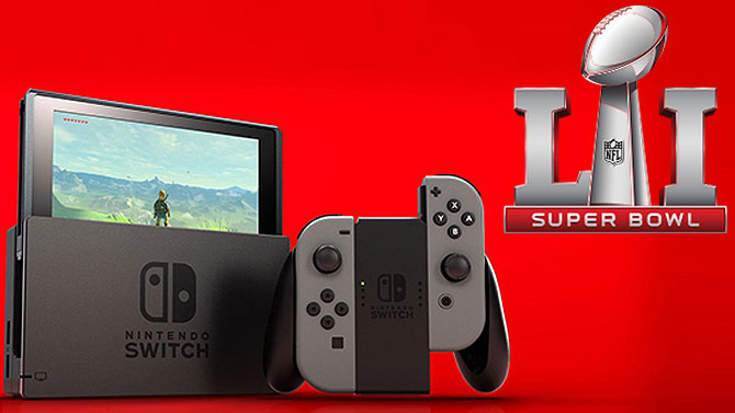 Switch : Nintendo va diffuser une pub durant le Super Bowl pour la première fois