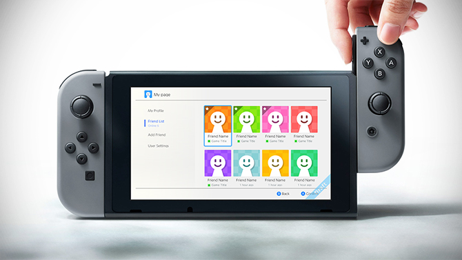 Nintendo Switch : Infos et images de l'interface auraient fuité
