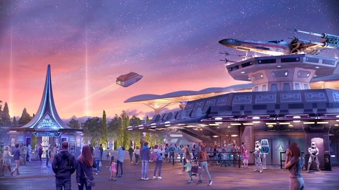 L'attraction Star Tours Seconde Génération montre des images et livre des détails