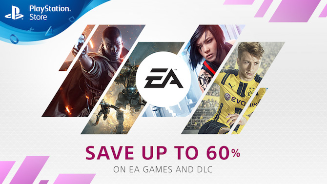 PlayStation Store : Grosses promotions sur les jeux Electronic Arts
