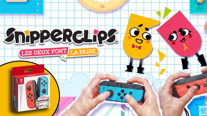 Nintendo Switch : Snipperclips s'ajoute aux jeux de lancement, un pack Joy-Con prévu