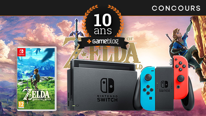 #Gameblog10ans : Gagnez une Nintendo Switch et le jeu Zelda grâce à AVAST !