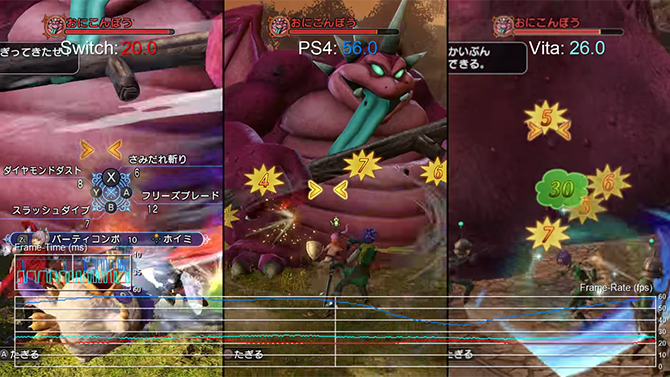 Switch vs PS4 vs PS Vita : Dragon Quest Heroes 2 comparé en vidéo