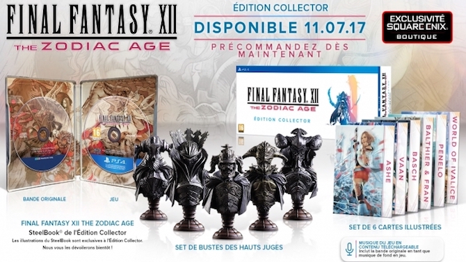 Final Fantasy XII : The Zodiac Age dévoile son énorme collector à 200 €