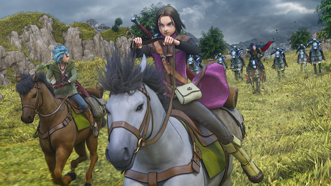 Dragon Quest XI : Les villes, donjons et plaines s'illustrent en images