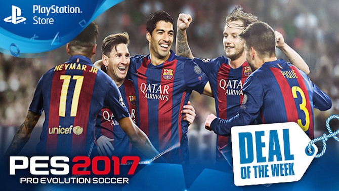 Offre de la semaine : PES 2017 en promotion sur le PSN