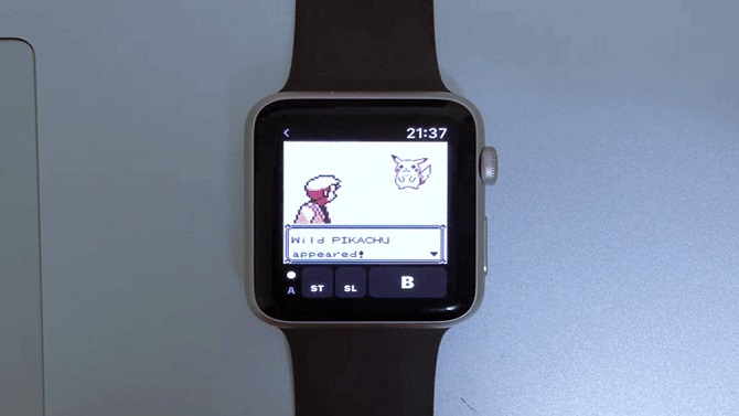 Apple Watch : Un émulateur de Game Boy Color ?