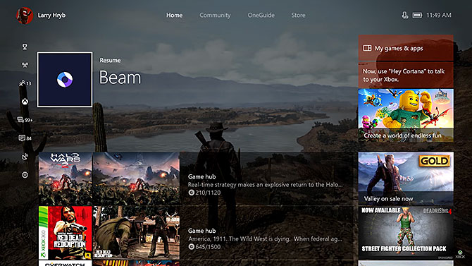 Xbox One : Beam, nouveau Guide... La mise à jour de mars est disponible