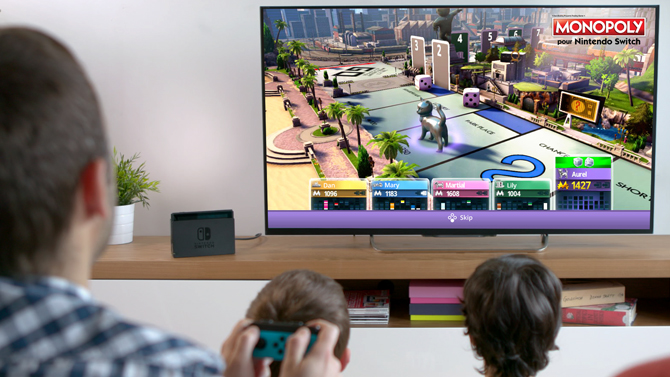 Nintendo Switch : Ubisoft annonce un jeu Monopoly compatible vibrations HD