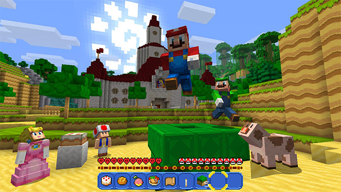 Minecraft : Les versions Switch, Wii U et PS4-Xbox One comparées