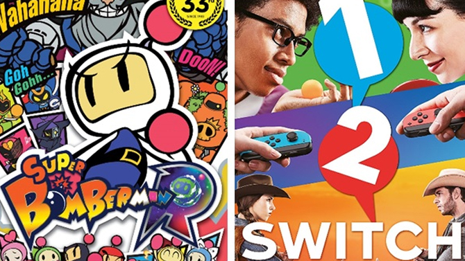 Nintendo Switch : Le point sur les chiffres de 1-2 Switch, Super Bomberman R et Snipperclips