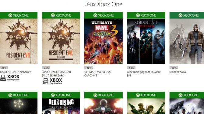 Capcom : Grosses soldes sur une foultitude de jeux Xbox One et Xbox 360