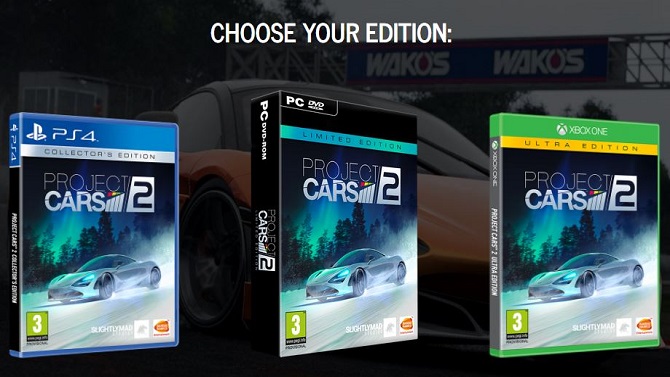 Project CARS 2 : Toutes les éditions disponibles à la pré-commande, prix et infos