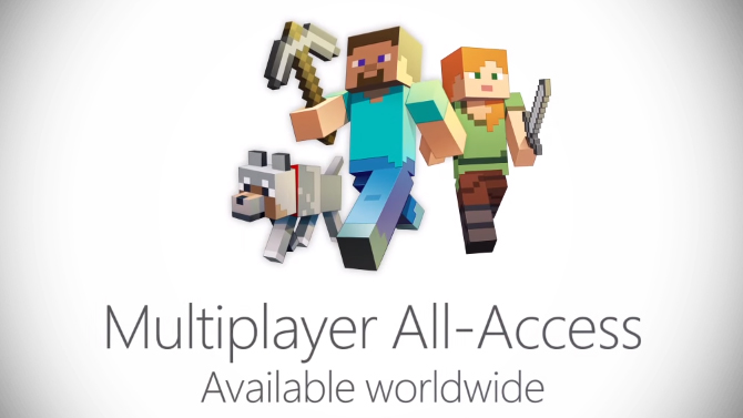 Xbox One : Minecraft et le jeu en ligne gratuits ce weekend, les détails