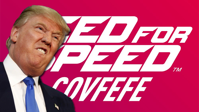 Need for Speed se moque du "covfefe" de Donald Trump sur Twitter