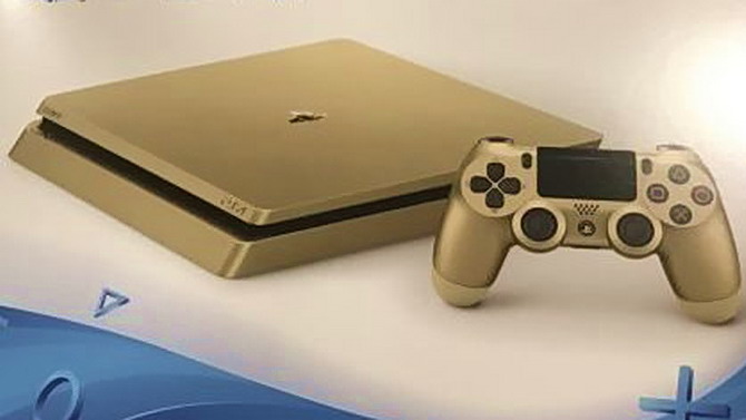 Une PS4 en or bientôt disponible, les images en 4K...arats