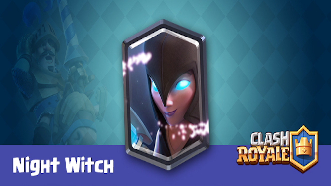 Clash Royale : Nouvelle carte La Sorcière de la Nuit