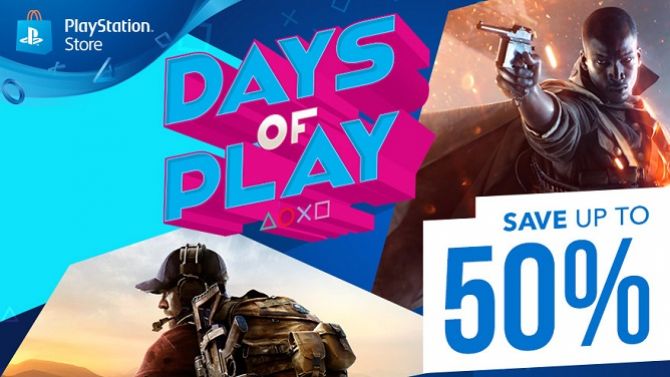 Sony lance ses Days of Play, des promos PS4, PSVR, accessoire et jeux, toutes les offres