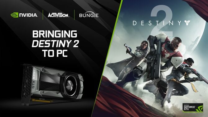 E3 2017 : Destiny 2 offert pour l'achat d'une GeForce 1080 et 1080 ti