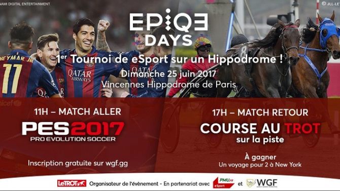 PES 2017 : Un tournoi eSport... à Vincennes Hippodrome de Paris !