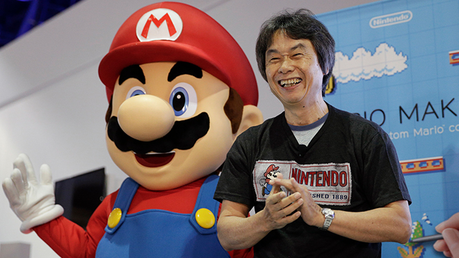 Nintendo Switch : Vers des remakes des vieux Mario ? Shigeru Miyamoto statue