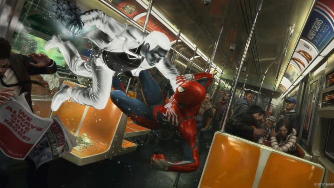 Spider-Man PS4 : De sublimes artworks diffusés