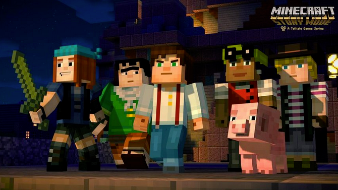 Minecraft Story Mode se trouve une date sur Switch