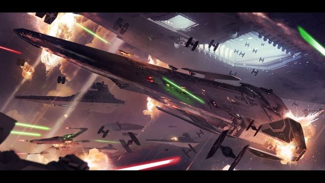 Star Wars Battlefront 2 : Du combat spatial montré à la Gamescom