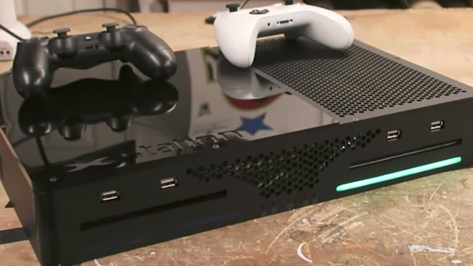 PS4 et Xbox One réunies dans une seule console, c'est possible, la preuve en vidéo