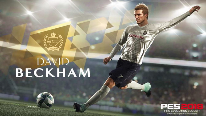 PES 2018 : David Beckham parmi les Légendes