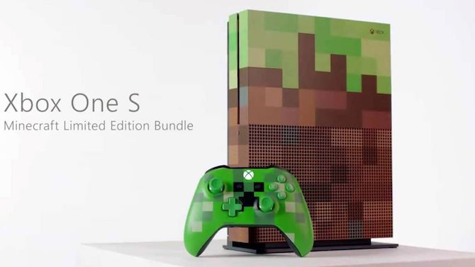 Gamescom : La Xbox One S "Minecraft Limited Edition" fuite