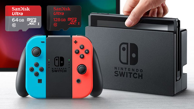 Switch : Une carte microSD nécessaire pour faire tourner certains jeux