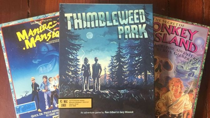 Thimbleweed Park en version boîte Collector en vente maintenant